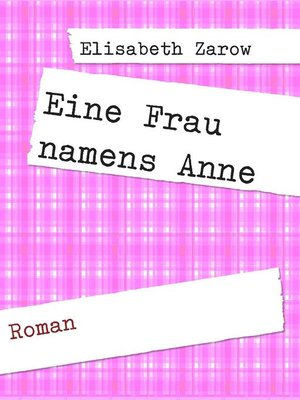 cover image of Eine Frau namens Anne